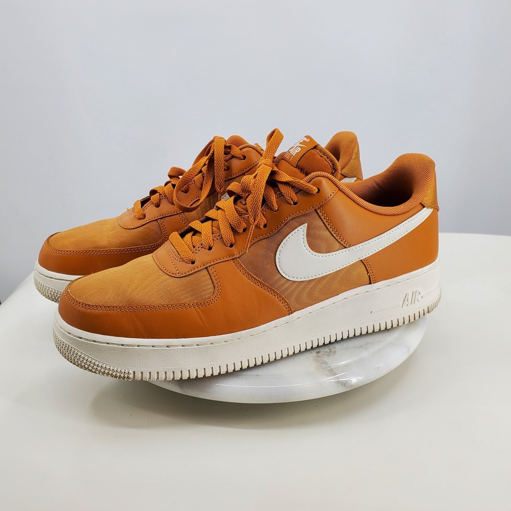 Nike Air Force 1 Low Monarch Sail Orange White FB2048-800 Mens 12.5 Sneaker
